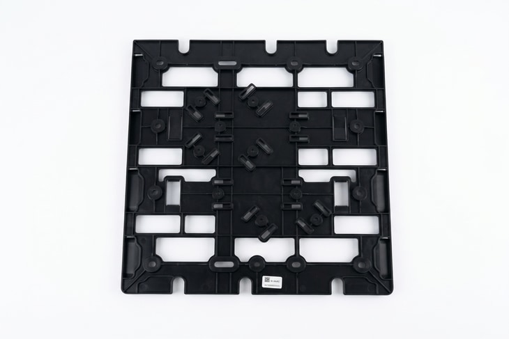 Suporte de Plástico para Placa Quadrada | Braskit