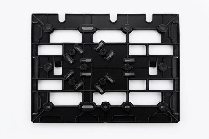Suporte de Plástico para Placa Retangular | Braskit